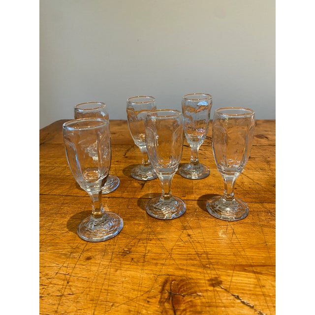 Traditional Late 20th Century Libbey "Chivalry Clear" Cordial Glasses- Set of 6 For Sale - Image 3 of 5