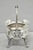 Antique John Carrow English Regency Silver Plated Paw Foot Etched Sugar Bowl For Sale - Image 10 of 12