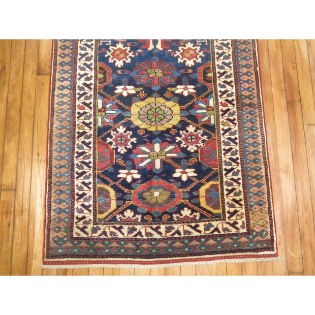 Textile Varamin Northwest Antique Persian Runner For Sale - Image 7 of 18