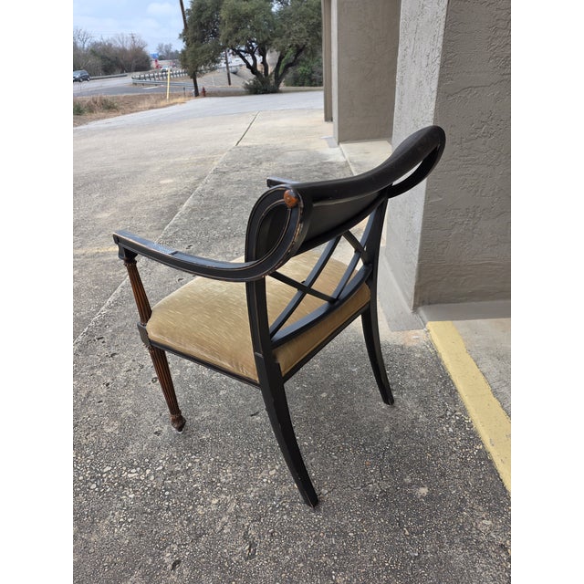 English Regency Style Chinoiserie Decorated Chair For Sale - Image 11 of 13