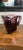 Vintage Amethyst Art Glass Sculptural Vase For Sale - Image 4 of 7