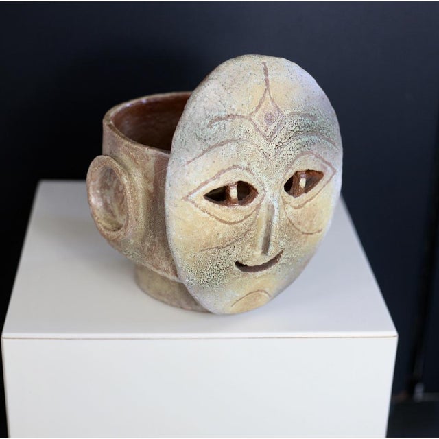 1970s Ceramic Anthropomorphic Candleholder, 1970s For Sale - Image 5 of 13