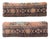 Pink Oushak Rug Pillow Cover 12'' X 36'' - Set of Two For Sale