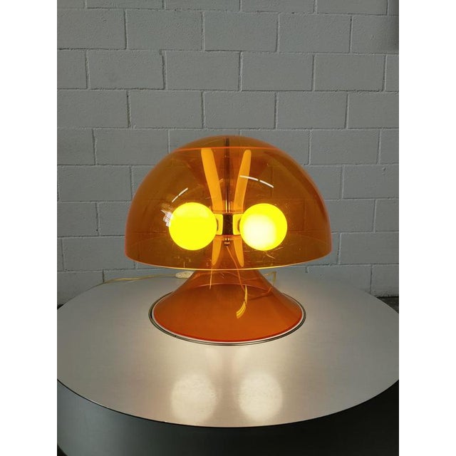 Plastic Mid-Century Modern Table Lamp, 1980 For Sale - Image 7 of 7
