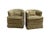 1970's Swivel Barrel Back Chairs, Milo Baughman Style - A Pair For Sale - Image 9 of 13
