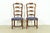 Century Furniture French Country Carved Solid Oak Ladder Back Side Chairs or Dining Chairs, Pair For Sale - Image 13 of 13