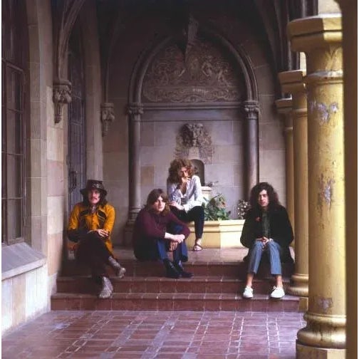 Led Zeppelin Band Members at the Chateau Marmont Archival Pigment Print For Sale