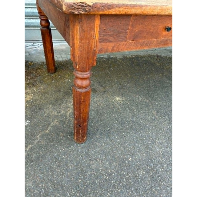 Oak Dining Table, 1960s For Sale - Image 9 of 10