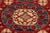 Rustic Super Kazak Red/Blue Wool Rug - 5'3'' X 6'3'' For Sale In New York - Image 6 of 8