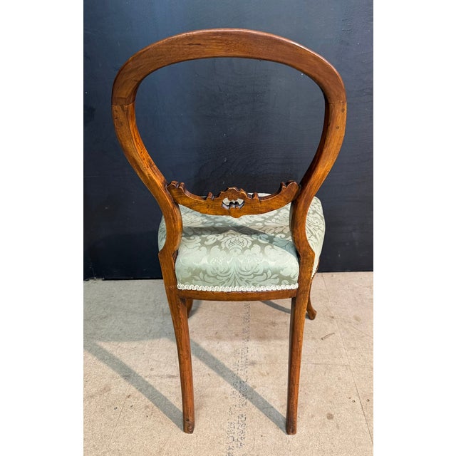 Late 19th Century Cabriole Leg Desk Chair, 1870 For Sale - Image 5 of 8
