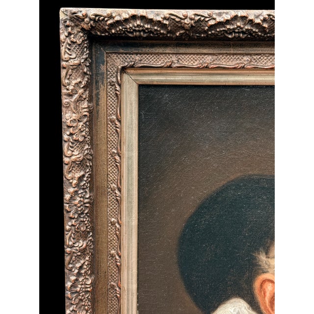 Antique Oil Painting After Frans Hals Portrait of Gentleman, Signed A. Hiller For Sale - Image 9 of 14
