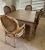 An extraordinary, investment-grade late 1970s/1980s expanding Parsons-style dining table by the legendary Los Angeles...