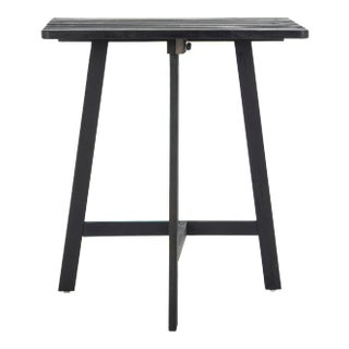 Outdoor Balcony Table in Dark Slate Grey For Sale
