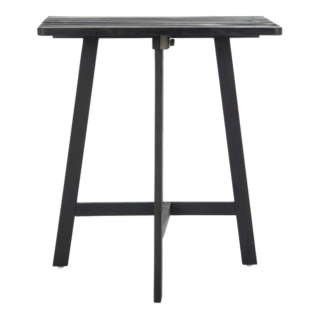 Outdoor Balcony Table in Dark Slate Grey For Sale
