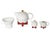 A Postmodern porcelain coffee set designed by the American architect and designer Michael Graves (1934-2015) for Swid...