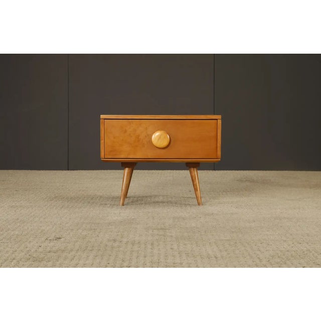 A timeless Mid-Century Modern nightstand designed by Paul McCobb for the iconic Planner Group line by Winchendon...