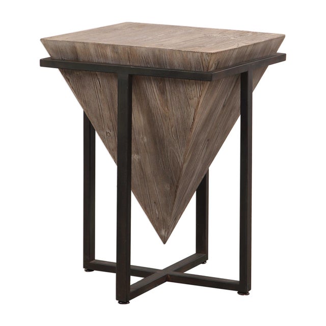 2020s Pyramid End Table For Sale - Image 5 of 5