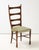 Amazing 1950's Paolo Buffa high back sculptural side chair fully restored and re-upholstered in mohair fabric, with some...