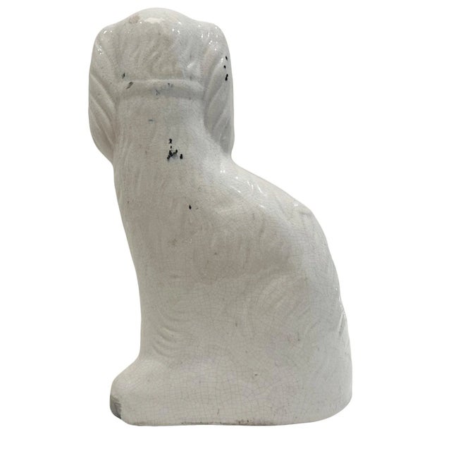 Late 19th Century Late 19th Century Staffordshire Spaniels - a Pair For Sale - Image 5 of 6