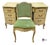 Vintage Drexel French Shabby Chic Style Vanity & Chair For Sale - Image 9 of 12