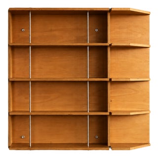 Vintage Wall-Mounted Bookcase, 1980s For Sale