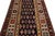 Blue Vintage Kazak Caucasian Wool Runner in Blue With Multicolor Allover Design For Sale - Image 8 of 8