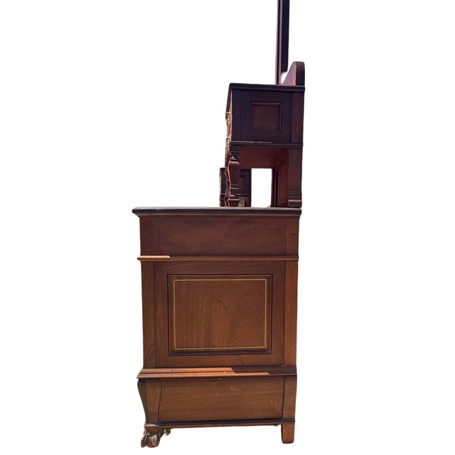 Antique American Classical Mahogany Dressing Chest For Sale In Greenville, SC - Image 6 of 8