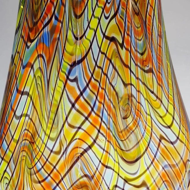 Murano Art Glass Vase by Luca Vidal, 2000s For Sale - Image 6 of 10