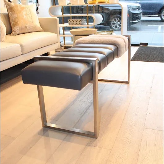 Early 21st Century Contemporary Pesaro Bench For Sale - Image 5 of 11