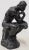Early 20th Century Patinated Metal "Thinker" Sculpture For Sale In San Francisco - Image 6 of 6