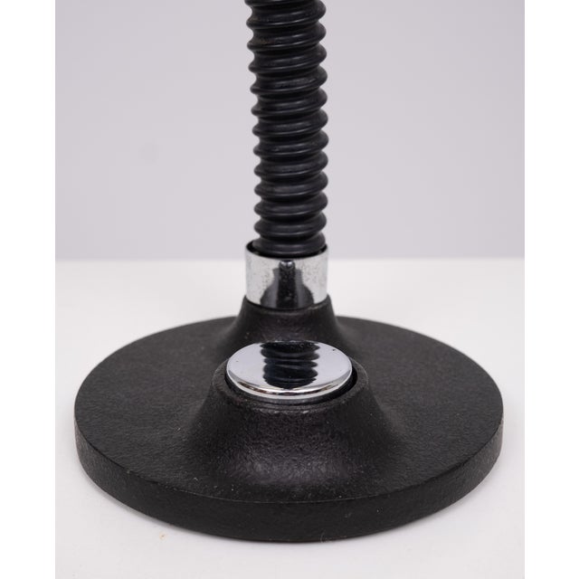 Vintage Chrome Goose Neck Table Lamp from Hillebrand Lighting, 1970s For Sale - Image 4 of 13