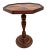 Antique Inlaid Octagonal Wood Accent Table Geometric Iron Cross Marquetry Top For Sale - Image 4 of 11