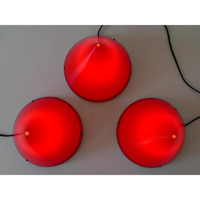 Acrylic Table Lamps or Cone Sconces by Verner Panton for Poly Thema, Set of 3 For Sale - Image 14 of 18