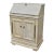 Slant Front Secretary Desk 1970s Venetian Style Distressed White For Sale
