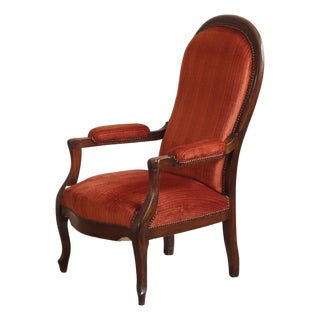 Antique French Salon Chair, 1890s For Sale