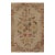Antique 20th Century Hooked Rug in Gold With Floral Wreath Design - Rug & Kilim For Sale