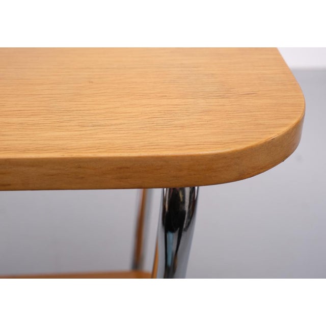 Bauhaus 2-Tier Side Table, Germany, 1930s For Sale - Image 11 of 14