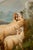 Green English 19th Century Sheep in Landscape Painting by John W. Morris in Gilt Frame For Sale - Image 8 of 9