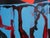 Paul Reeves "Neanderthal" Contemporary Blue and Red Geometric Abstract Painting, 2023 For Sale - Image 11 of 12