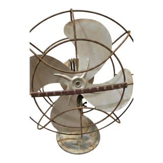 Early 20th Century Authentic Westinghouse Art Deco Desk Fan For Sale