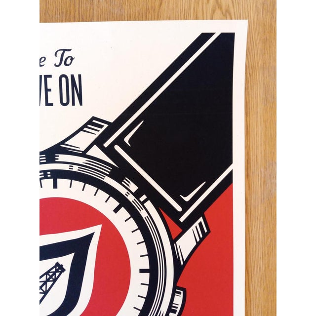 Shepard Fairey (Obey), Time to Move On, 2015, Serigraph For Sale - Image 5 of 6