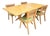 Mid Century Modern Drop Leaf Dining Table & 4 Chairs For Sale