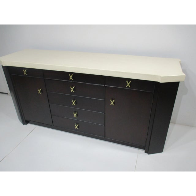 Paul Frankl Cork Topped Sideboard Chest for Johnson Brothers Furniture For Sale - Image 11 of 11