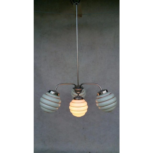 Vintage Art Deco Chandelier For Sale - Image 15 of 18
