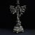Pair of Large Vintage French Rococo Style Bronze Cherub Candelabras For Sale In Los Angeles - Image 6 of 10