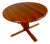 Extending Round Dining Table in Teak, 1960s For Sale