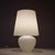 Glass White Glass Table Lamp from Punto Luce, Murano, Italy, 1990s For Sale - Image 7 of 8