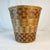 Boho Chic 1970s Vintage Boho Chic Arts & Crafts Coastal Woven Split Reed Wicker Wastebasket For Sale - Image 3 of 8