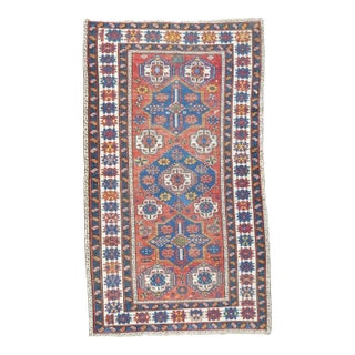 Antique Shirvan Rug 4'1'' x 7' For Sale