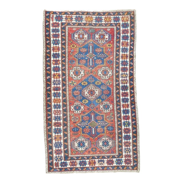 Antique Shirvan Rug 4'1'' x 7' For Sale